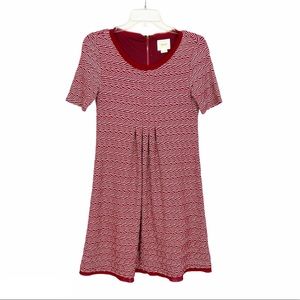 Anthropologie Maeve ‘Dora’ Dress Red Print Size XS